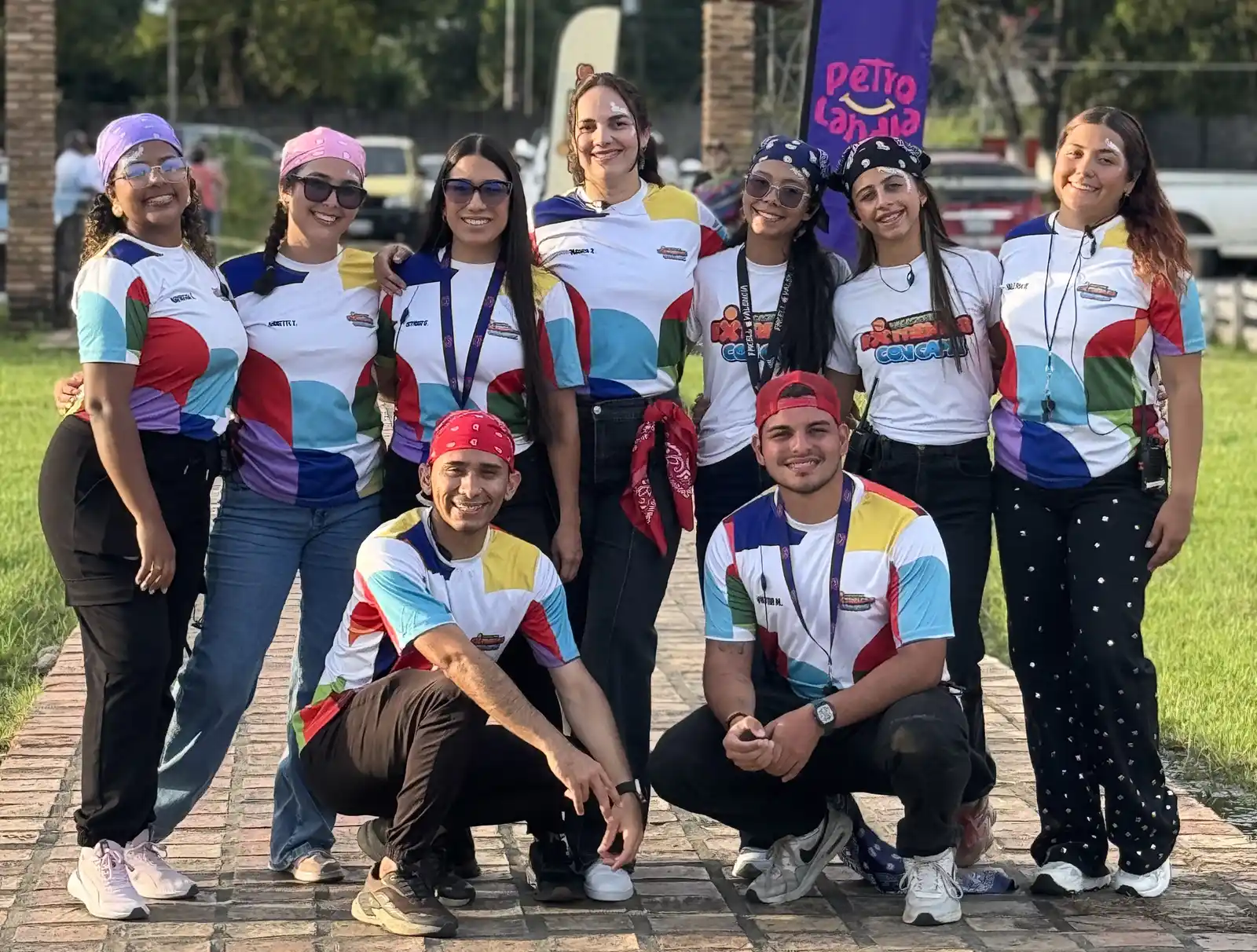 El equipo de monitores y coordinadores de Cappi Xtremo